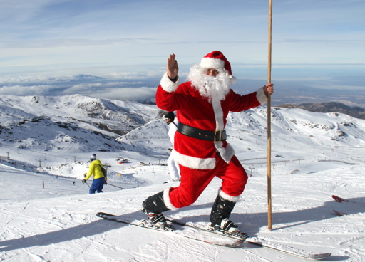 Papa Noel En Pistas