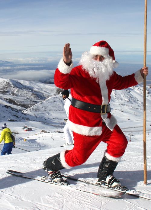 Papa Noel En Pistas