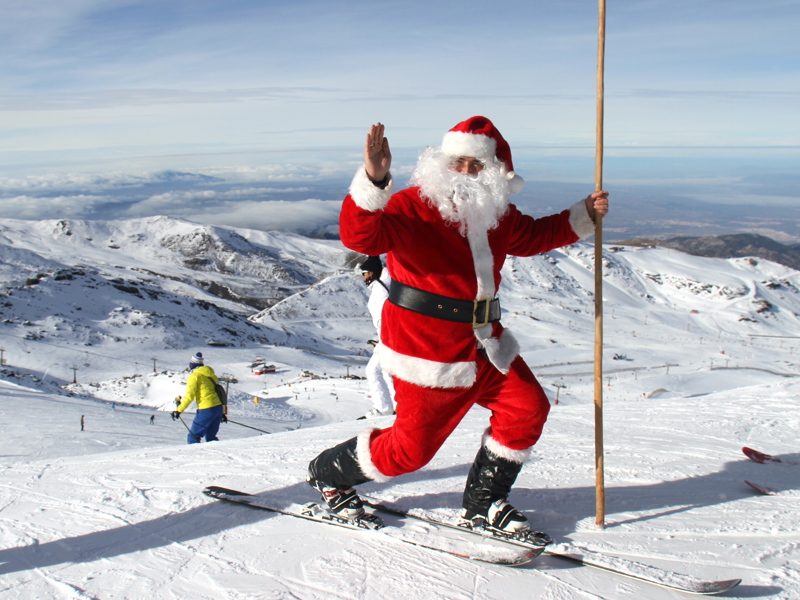 Papa Noel En Pistas